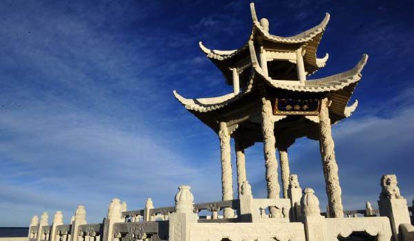 Pagoda v okolí Qinghai